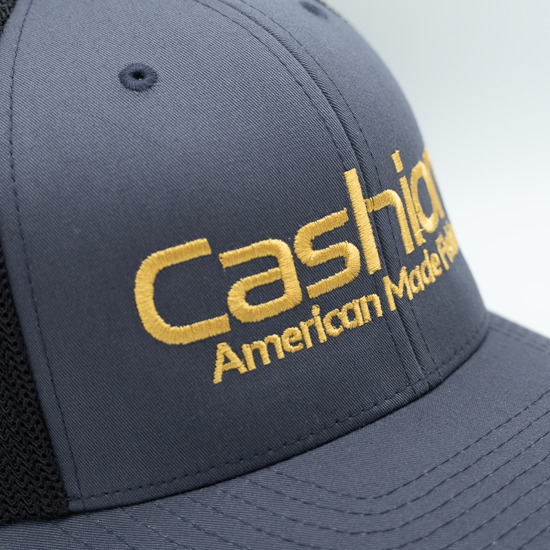 Cashion American Made Fishing Logo Hat - ELITE Pro Edition - Fitted
