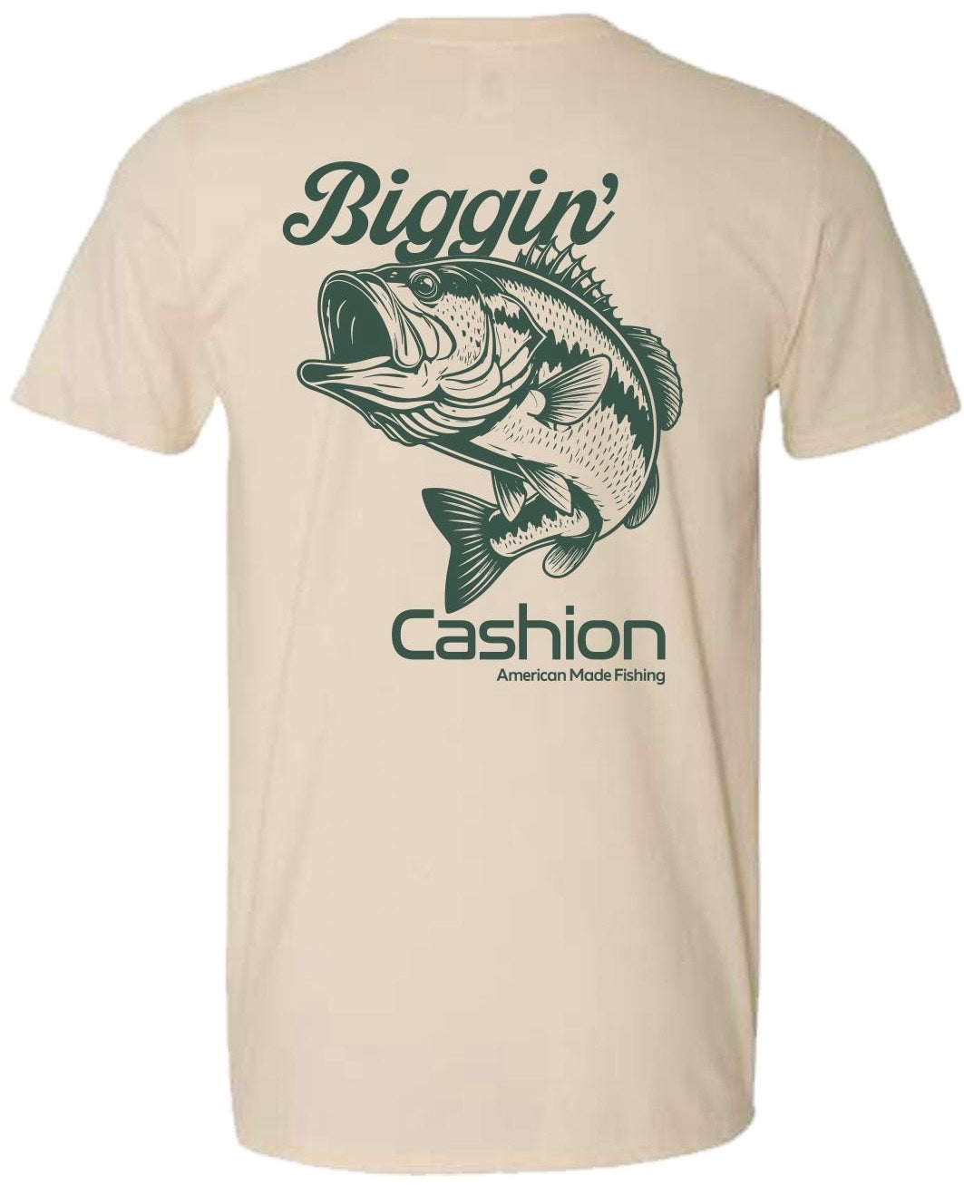 Biggin' T-Shirt - Cashion American Made Fishing