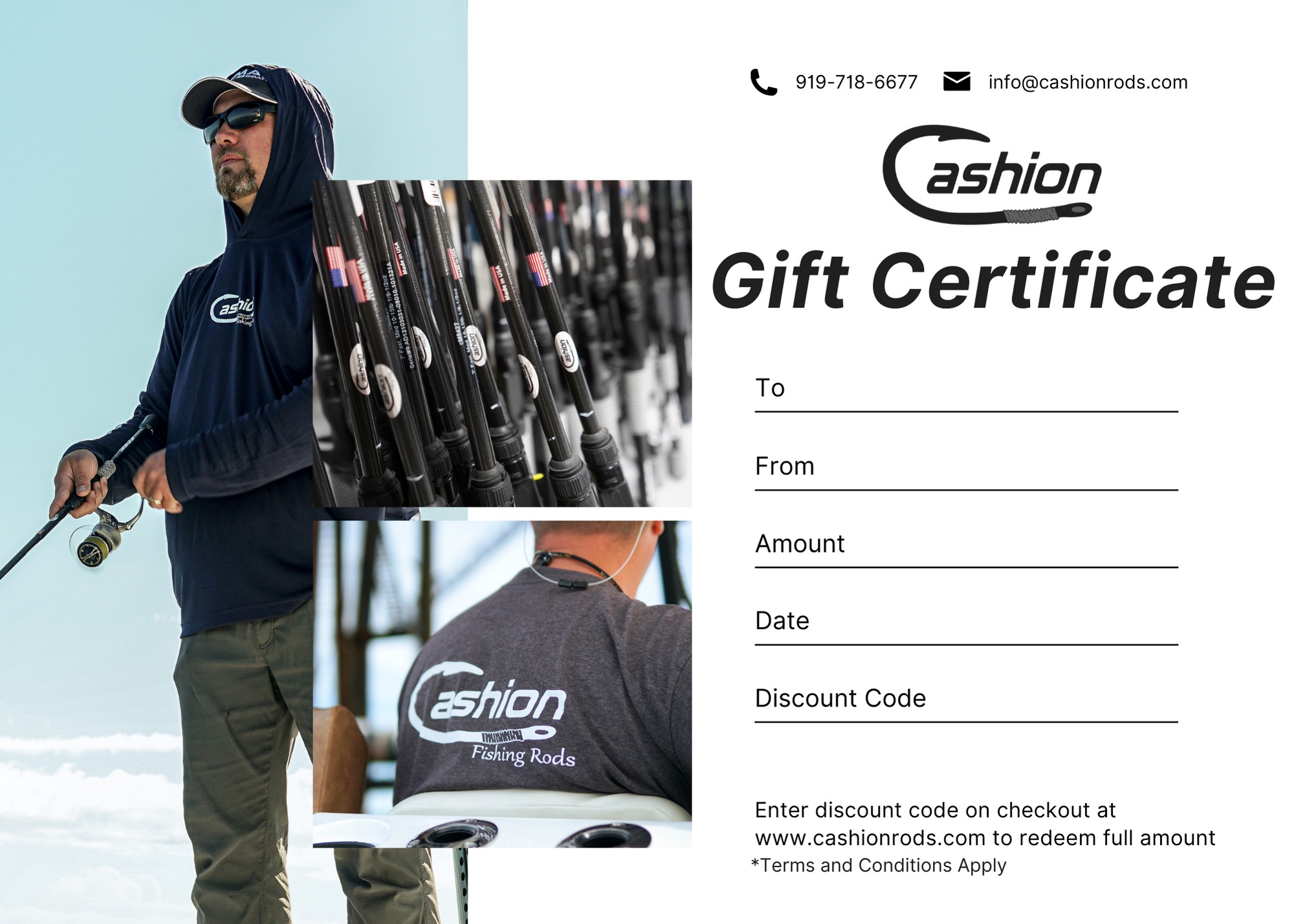 Gift Certificate Cashion Rods