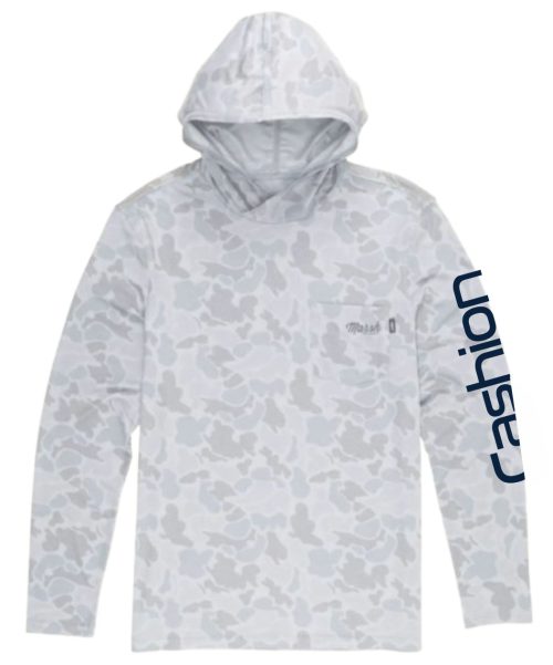 Cashion Performance Hoodie | Marsh Wear Pamlico Hoodie - Gray Mallard (front)