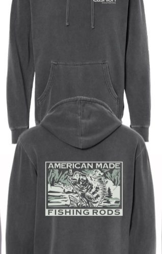 Pigment Dyed Hoodie - Cashion American Made Fishing